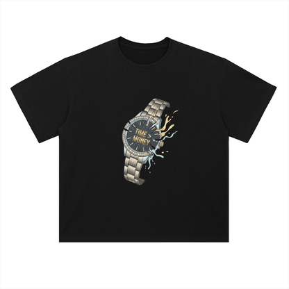 Time > Money™ Tee | Heavyweight Drop Shoulder T-Shirt | MoneyTalkSociety®