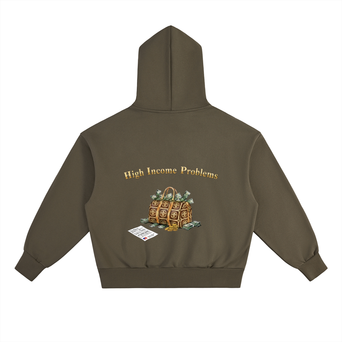 High Income Problems™ — Essential Heavyweight Fleece Hoodie