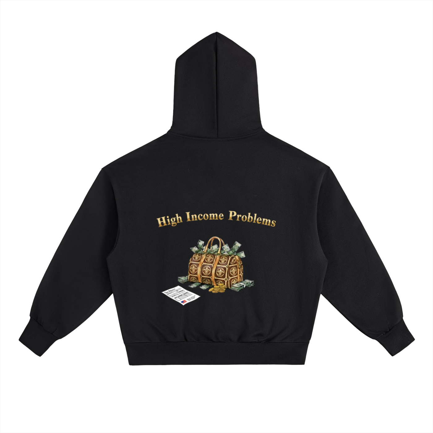 High Income Problems™ — Essential Heavyweight Fleece Hoodie
