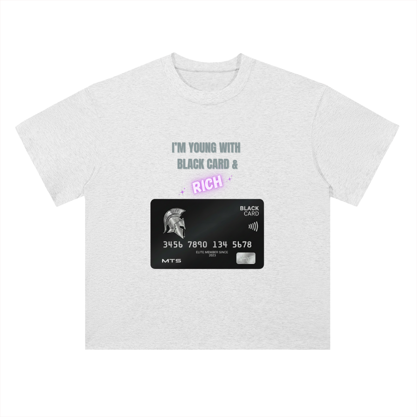 Young & Rich Elite™ - Premium Heavyweight Drop Shoulder Cotton T-Shirt