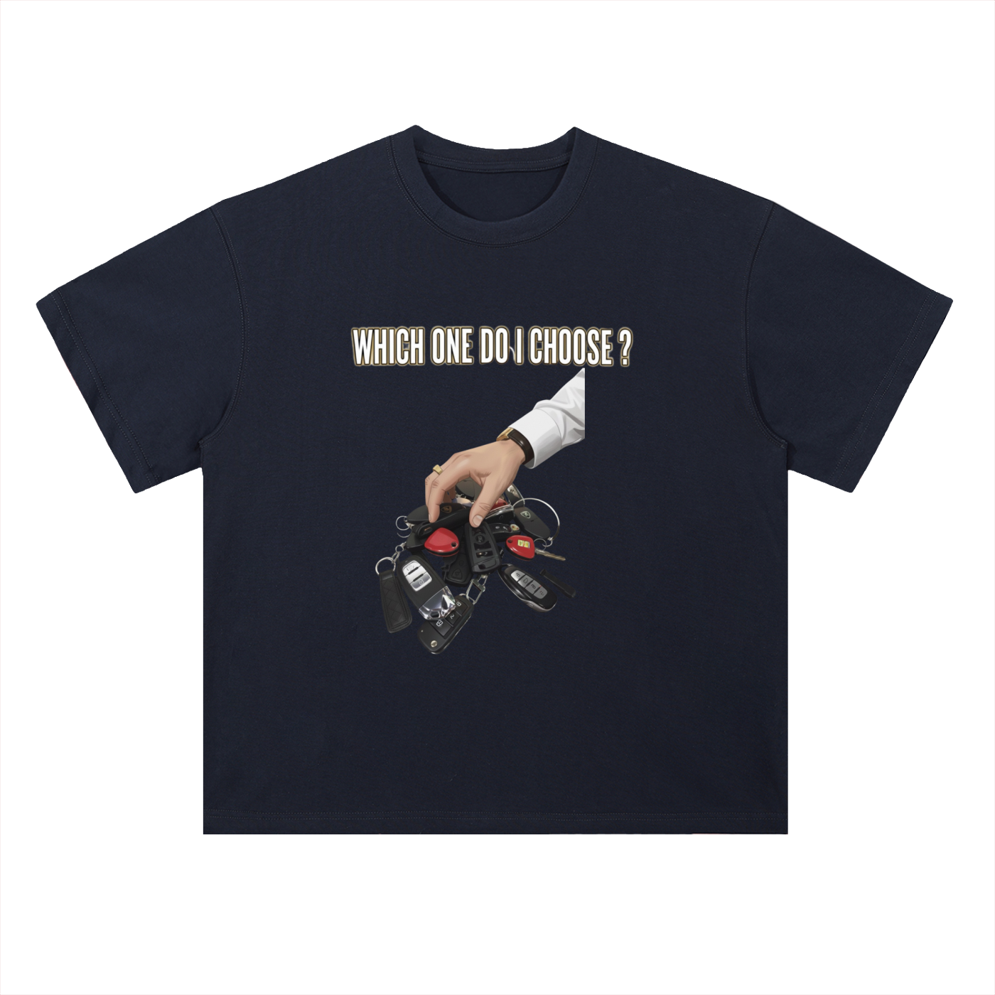 The Hardest Choice™- Premium Heavyweight Drop Shoulder Cotton T-Shirt