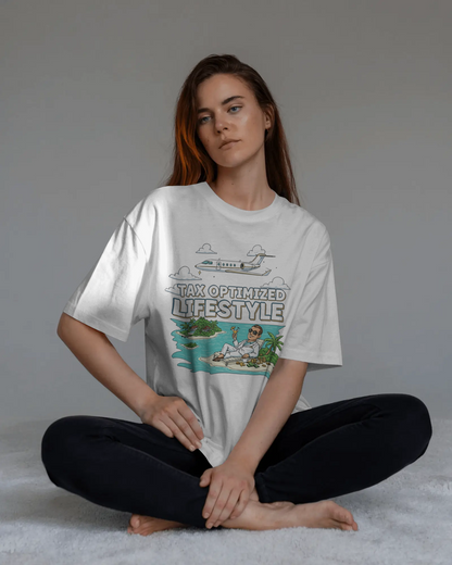 Optimized Lifestyle™ - Premium Heavyweight Drop Shoulder Cotton T-Shirt