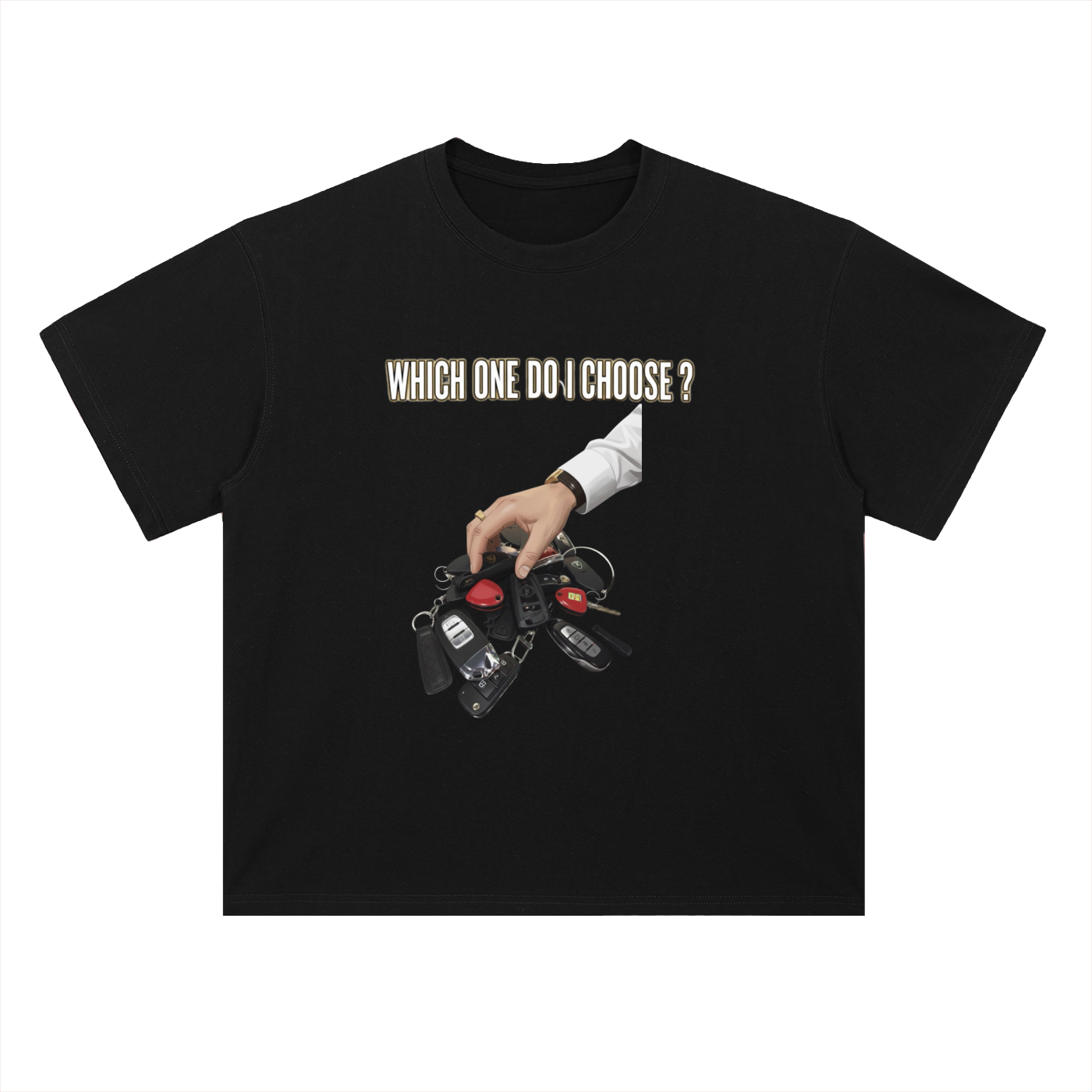 The Hardest Choice™- Premium Heavyweight Drop Shoulder Cotton T-Shirt